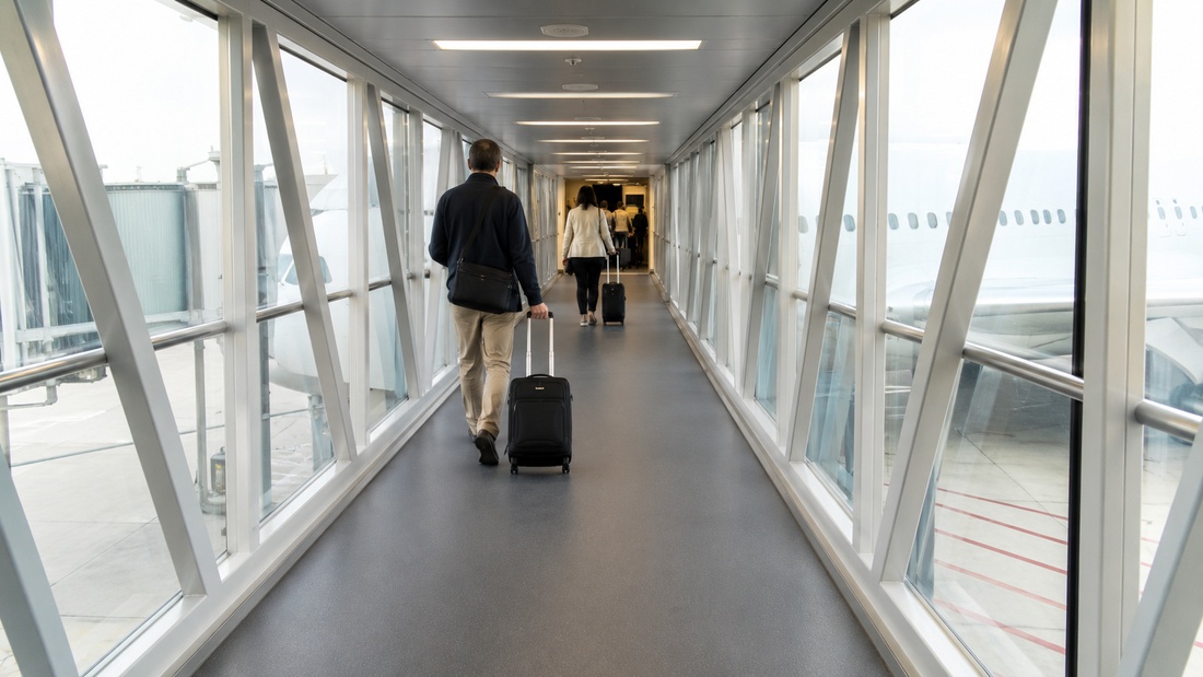 旅客通道与登机廊桥