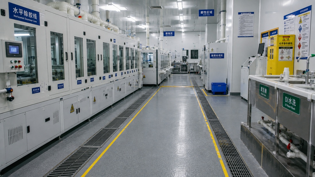 PCB、化学品及清洗腐蚀区