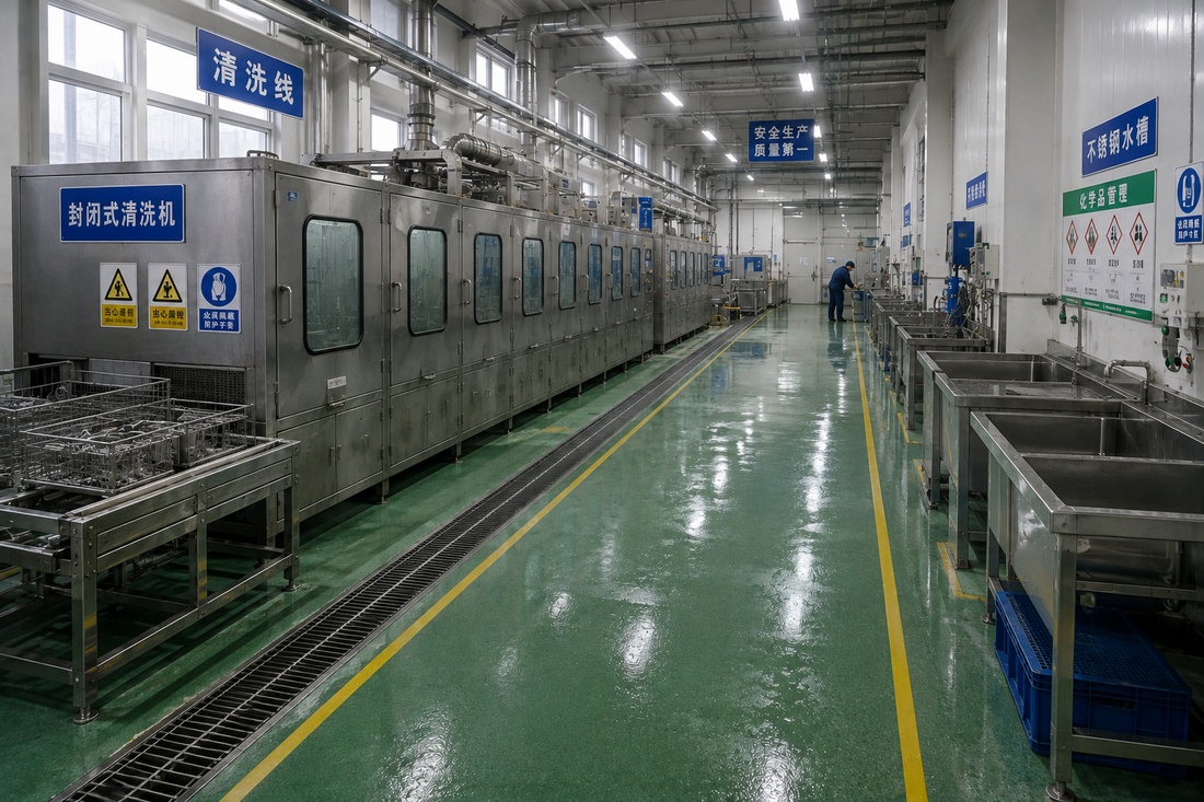 潮湿清洗与化学介质区
