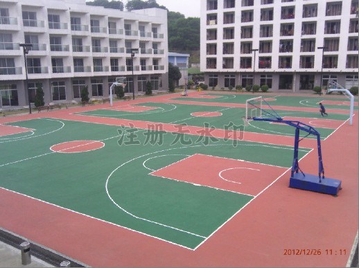 聚氨脂球场跑道效果图
