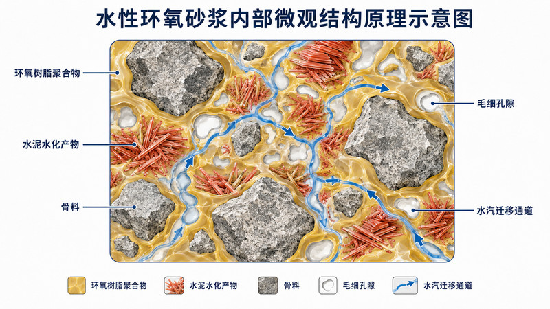 水性环氧砂浆内部微观结构原理示意图.jpg